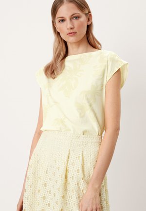 T-shirts print - light yellow panne