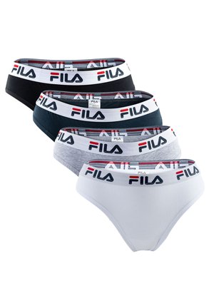 Fila, BRAZILIAN 4 PACK - Slip - weiß schwarz grau marine