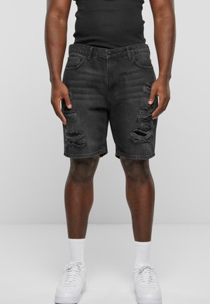 Shorts vaqueros - black