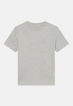 GAP KIDS POCKET T-SHIRT - Základné tričko - mottled light grey