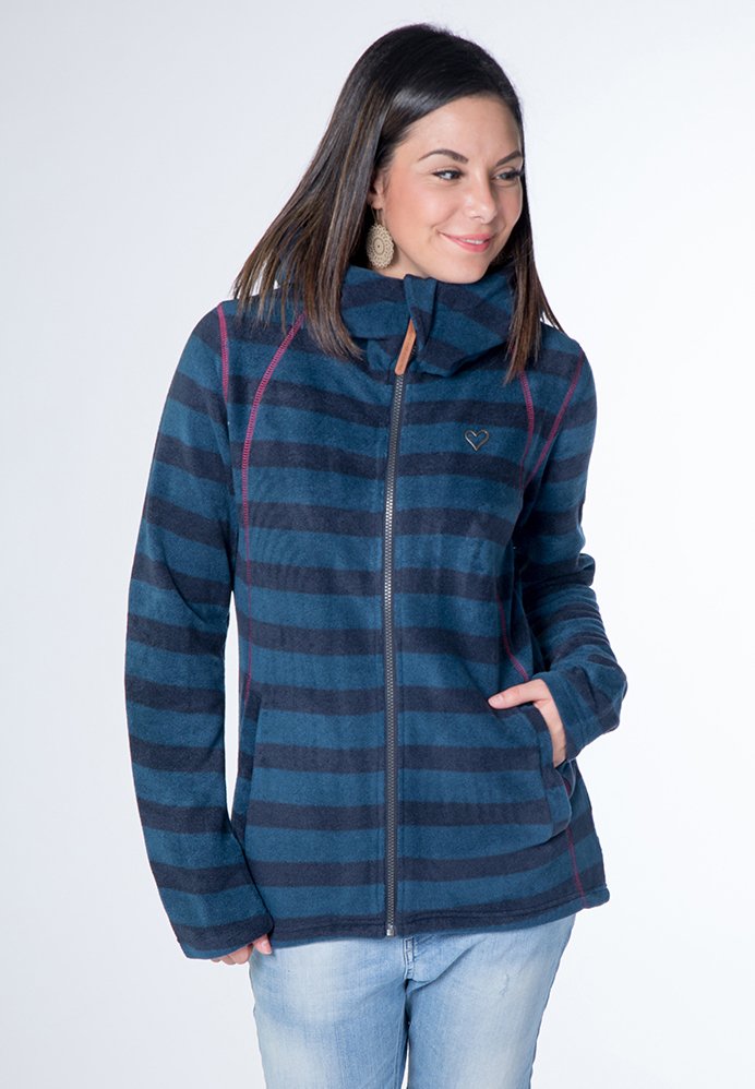Alife Kickin Jessy Fleece Jacket Grape Blue Zalando De