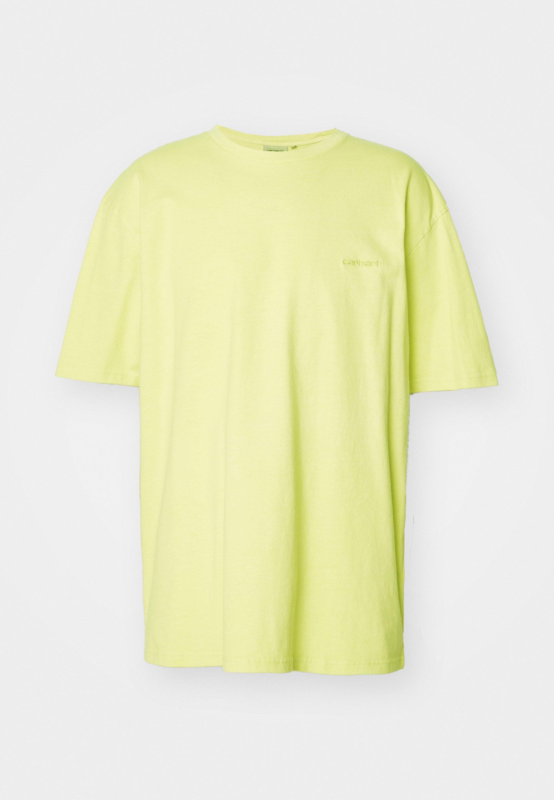 Carhartt WIP DUSTER SCRIPT - Basic T-shirt - arctic lime/neon
