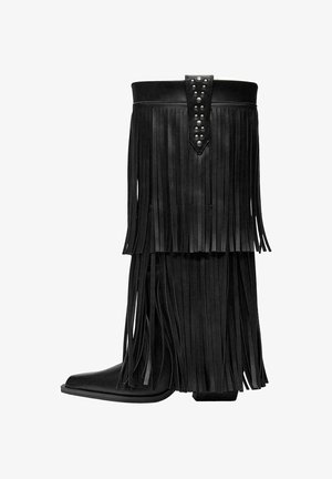 Topánky na vysokom opätku - black