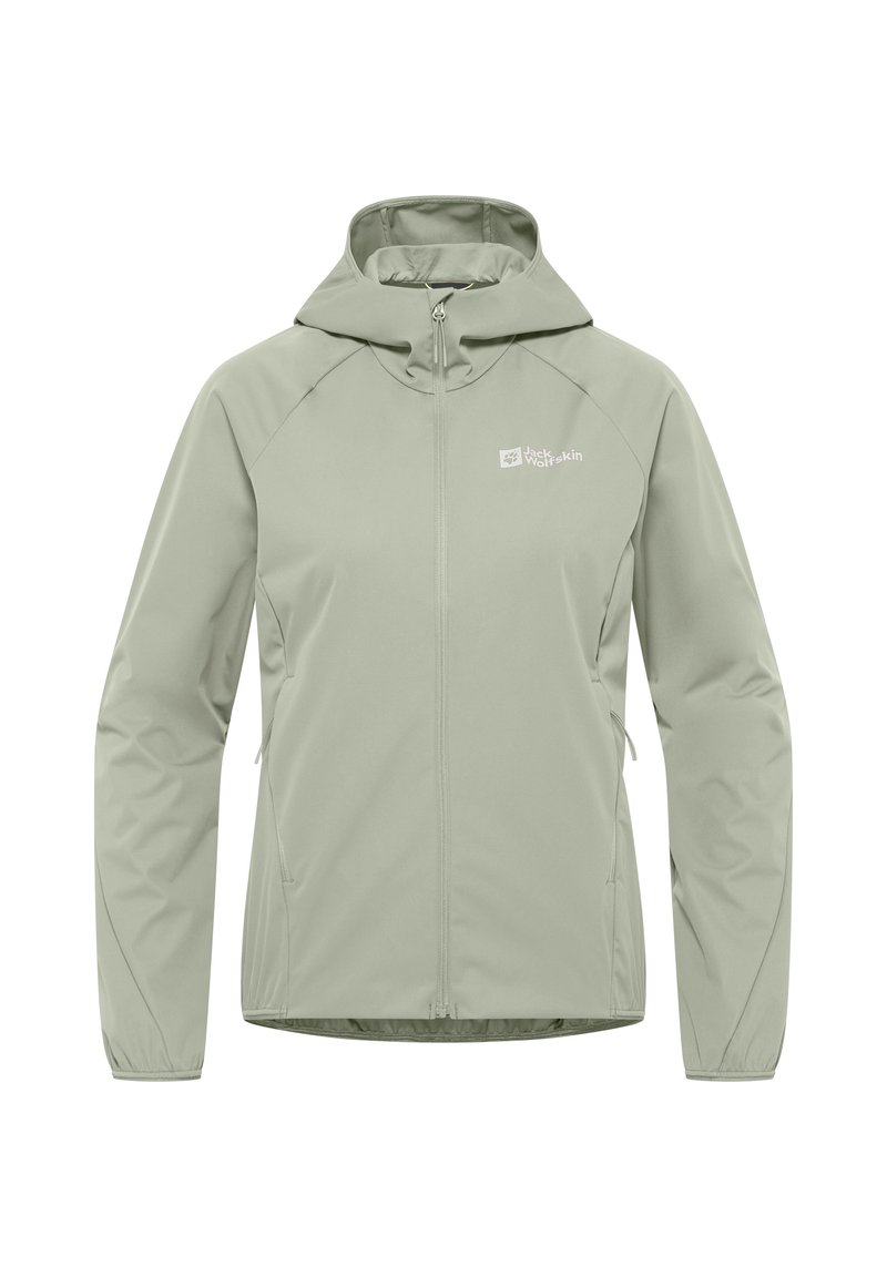 Jack Wolfskin Softshelljas mintgroen