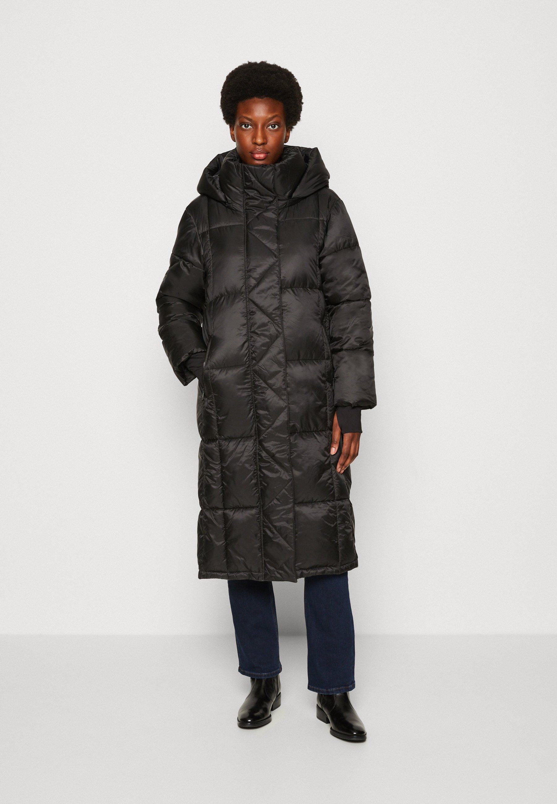winter puffer coat long