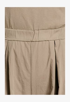 LolaLiza, MIXED FABRIC JUMPSUIT MIXED FABRIC JUMPSUIT - Lühikeste varrukatega bodi - taupe