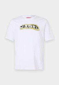 ADJUST - Marškinėliai su spaudiniu - white