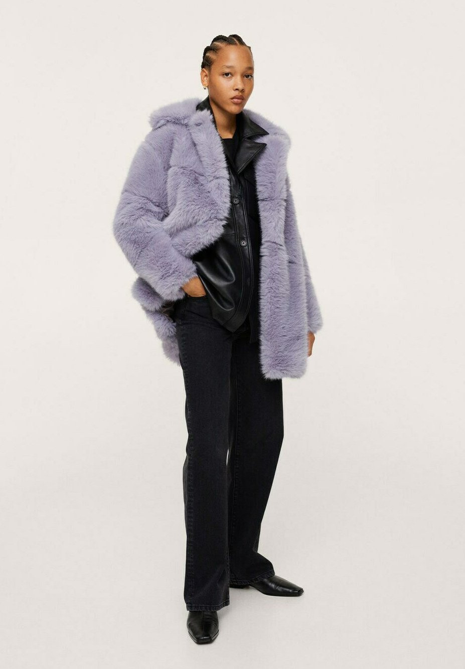 mango purple coat