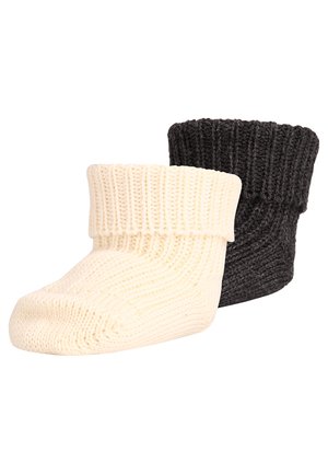 2 PACK - Sokker - anthrazit/latte