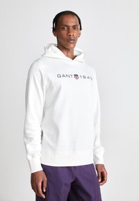GANT Felpa con cappuccio - eggshell