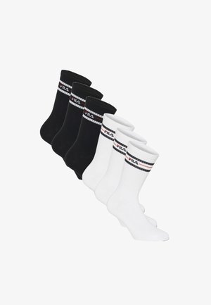 Fila, FILA NORMAL SOCKS 6 PACK UNISEX - Sokken - black white
