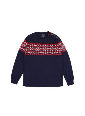 Pullover - rich navy braise nature