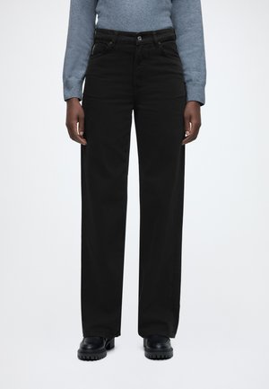 TOMMA, DENIM TROUSERS, HIGH WAIST, WIDE LEG - Wide Leg - black_multi_01
