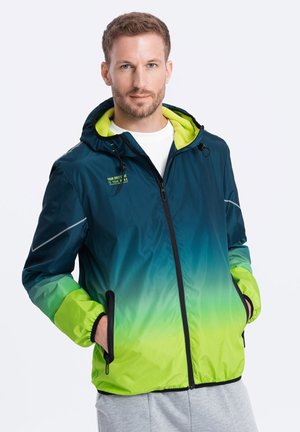 OM-JANP - Chaqueta outdoor - turquoise and lime green