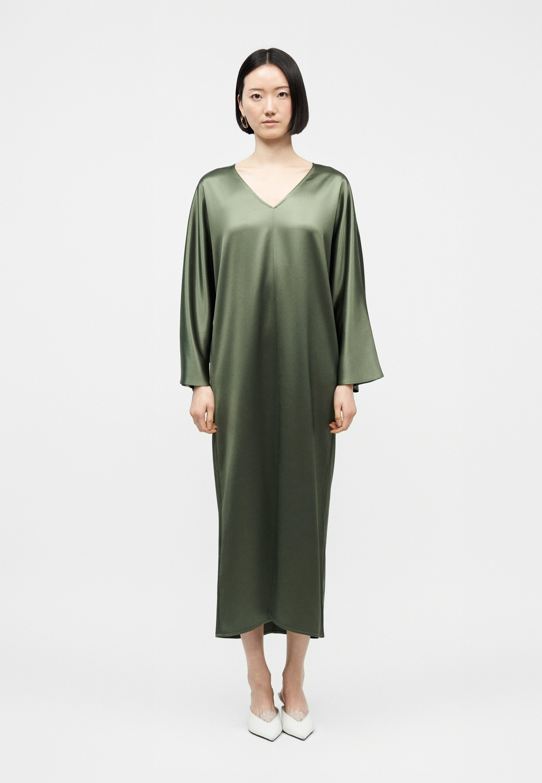 malene birger green dress By LUCINA - Maxi sleeve:spaghetti-strap