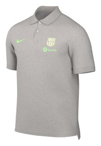 FC BARCELONA THE NIKE POLO DF 2.0 - Polo - dark grey heather/barely volt
