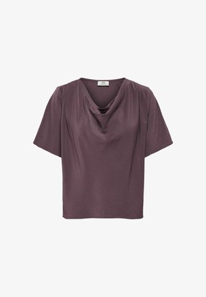 JDY, JDYAYA 2/4 WATERFALL TOP WVN - Blouse - huckleberry