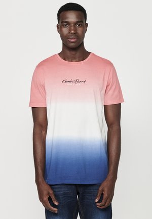 Koroshi SHORT SLEEVE   - T-shirt print - coral