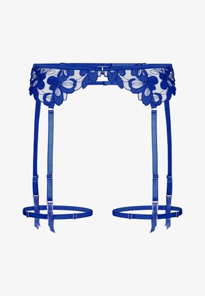 Hunkemöller, HUNKEMÖLLER SUSPENDERBELT BEATRICE - Reggicalze - blue