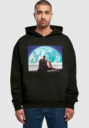 SUPERMAN LOOKING AT EARTH KRYPTO ULTRA HEAVY - Hoodie - black