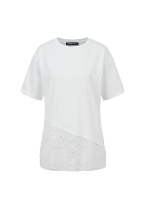 Cloud 5ive, LACE T-SHIRT - Μπλουζάκι με στάμπα - white