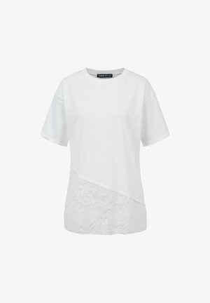 Cloud 5ive, LACE T-SHIRT - Μπλουζάκι με στάμπα - white
