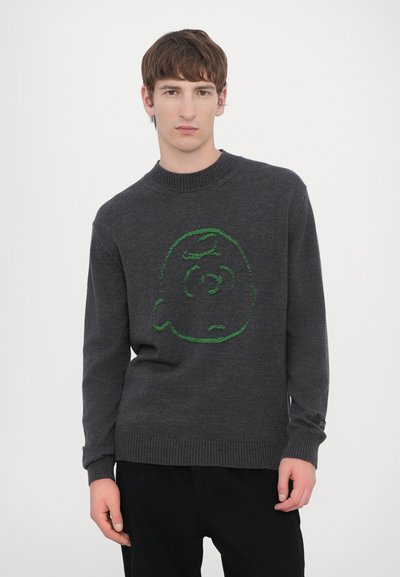 Iceberg MAGLIA GIROCOLLO - Stickad tröja - antracite
