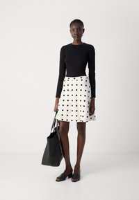 Marc Cain A-lijn rok - white/black