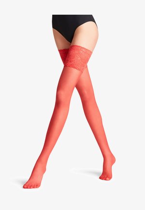 Seidenglatt 15 Denier sheer - Overknee kousen - red