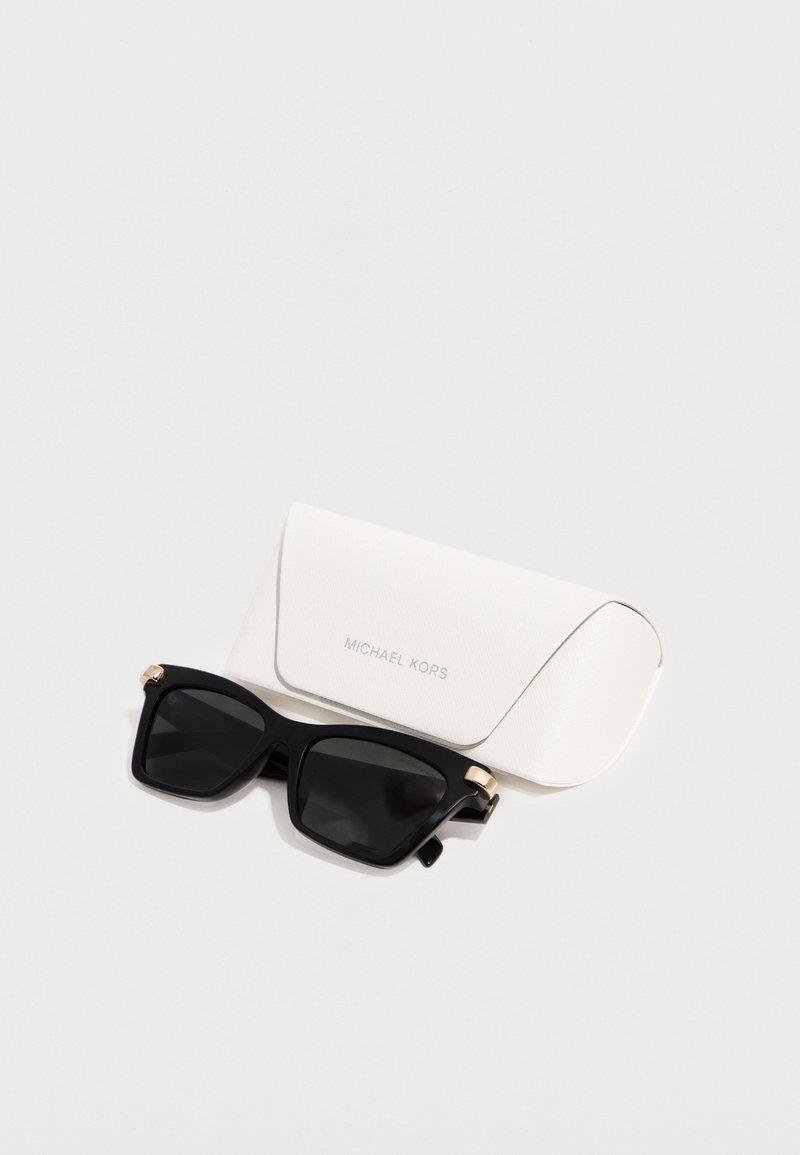 Michael Kors Black Sunglasses with White Case and Gold Accents Michael Kors Logo Sunglasses for Women for sale | eBay main image 4