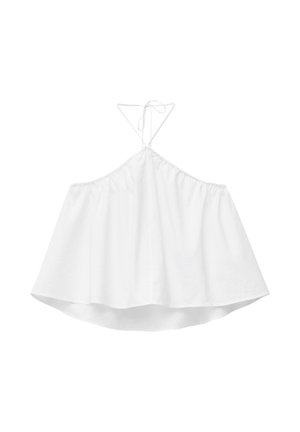 & OTHER STORIES, & OTHER STORIES TIE-NECK HALTERNECK TOP - Top - white