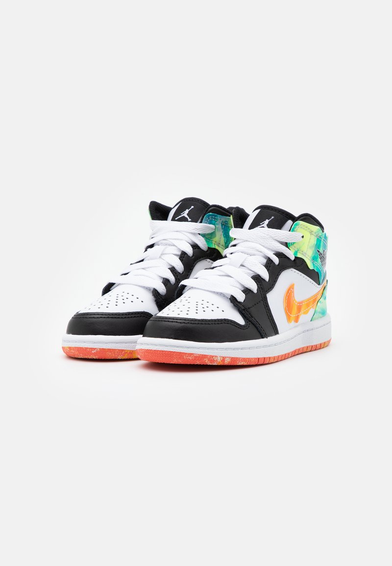 Jordan JORDAN 1 MID SE UNISEX - Scarpe da basket - black/white/team  orange/kumquat/atomic green/bright spruce/nero - Zalando.it Jordan JORDAN 1 MID SE UNISEX - Scarpe da basket - black/white/team  orange/kumquat/atomic green/bright spruce/nero - Zalando.it
