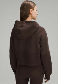 lululemon SCUBA OVERSIZED HALF ZIP HOODIE - Luvtröja - espresso