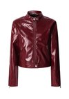 RUBY - Veste en similicuir - currant red