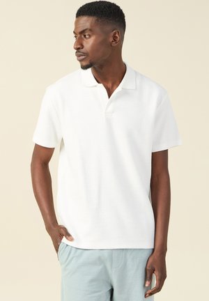 BONOBO Jeans KURZÄRMELIGES - Polo shirt - ecru