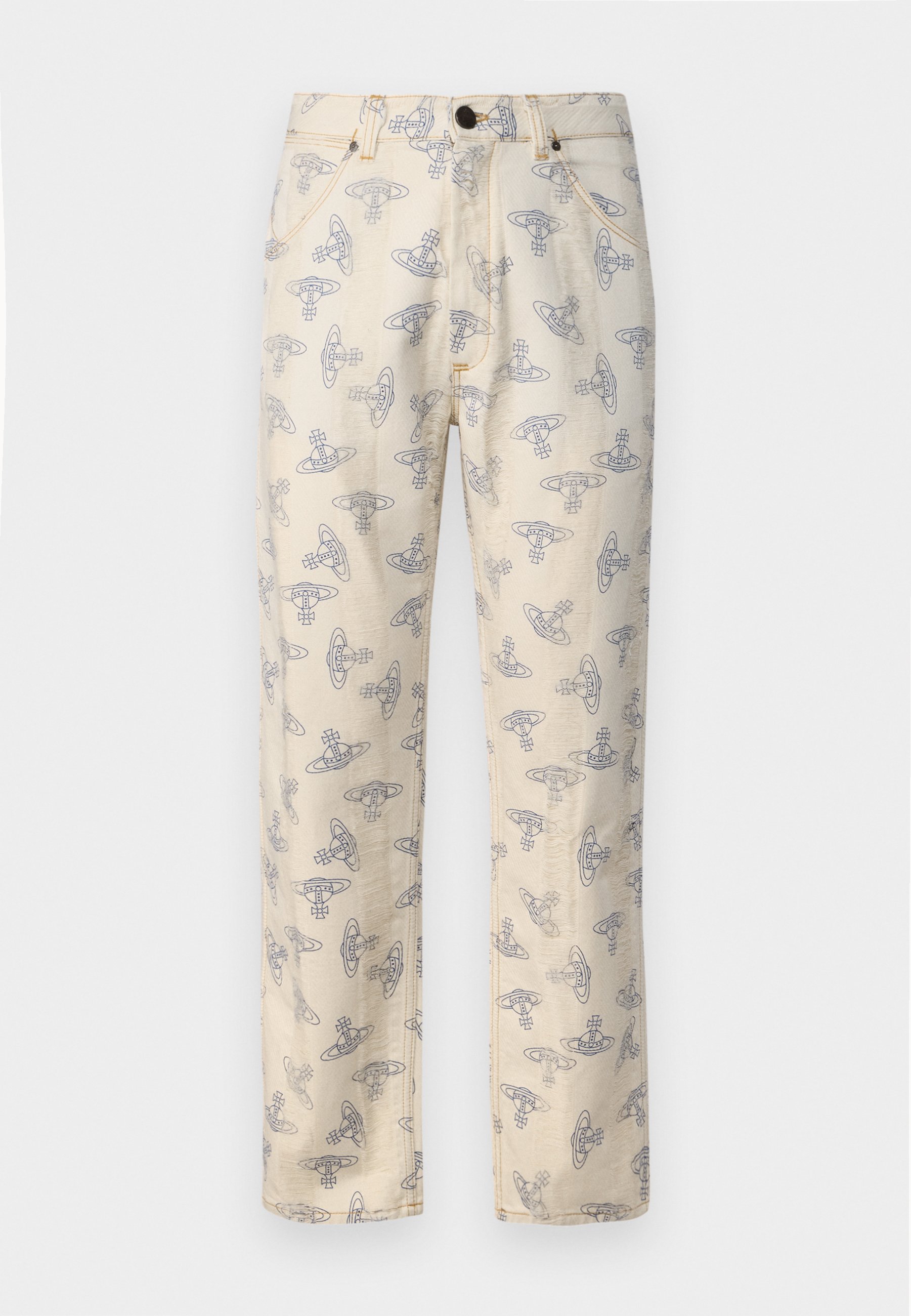 【関税込み】Vivienne Westwood オフホワイト Ranch ジーンズ Vivienne Westwoodのオフホワイト Ranch ジーンズがセール中