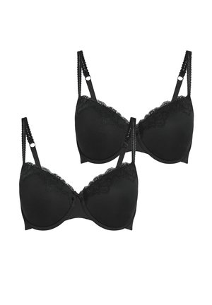 2-PACK  - Bøjle-bh - black