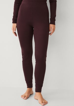 TECH - Leggings - Strümpfe - schokobraun