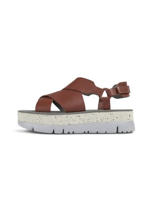 ORUGA UP - Platform sandals - mittelrot