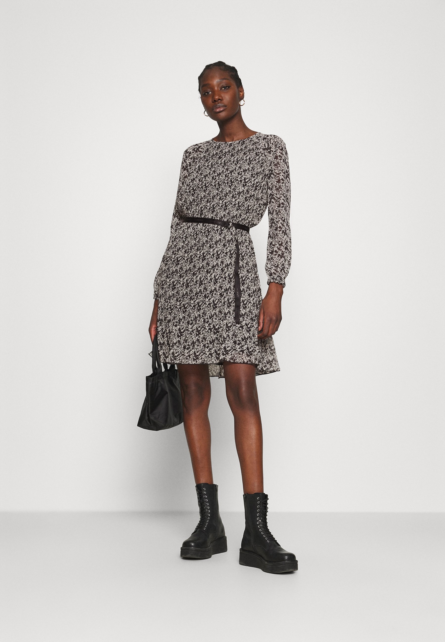 calvin klein plisse dress