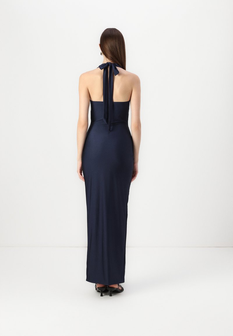 sachin and babi light blue dress ever EVERLAINE|Plus Size Sparkle Halter Neck Formal Evening Dress with  A-line Silhouette main image 0