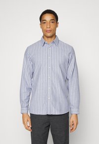 Selected Homme SLHSLIMPUMP SHIRT STRIPES - Camisa formal - oyster gray