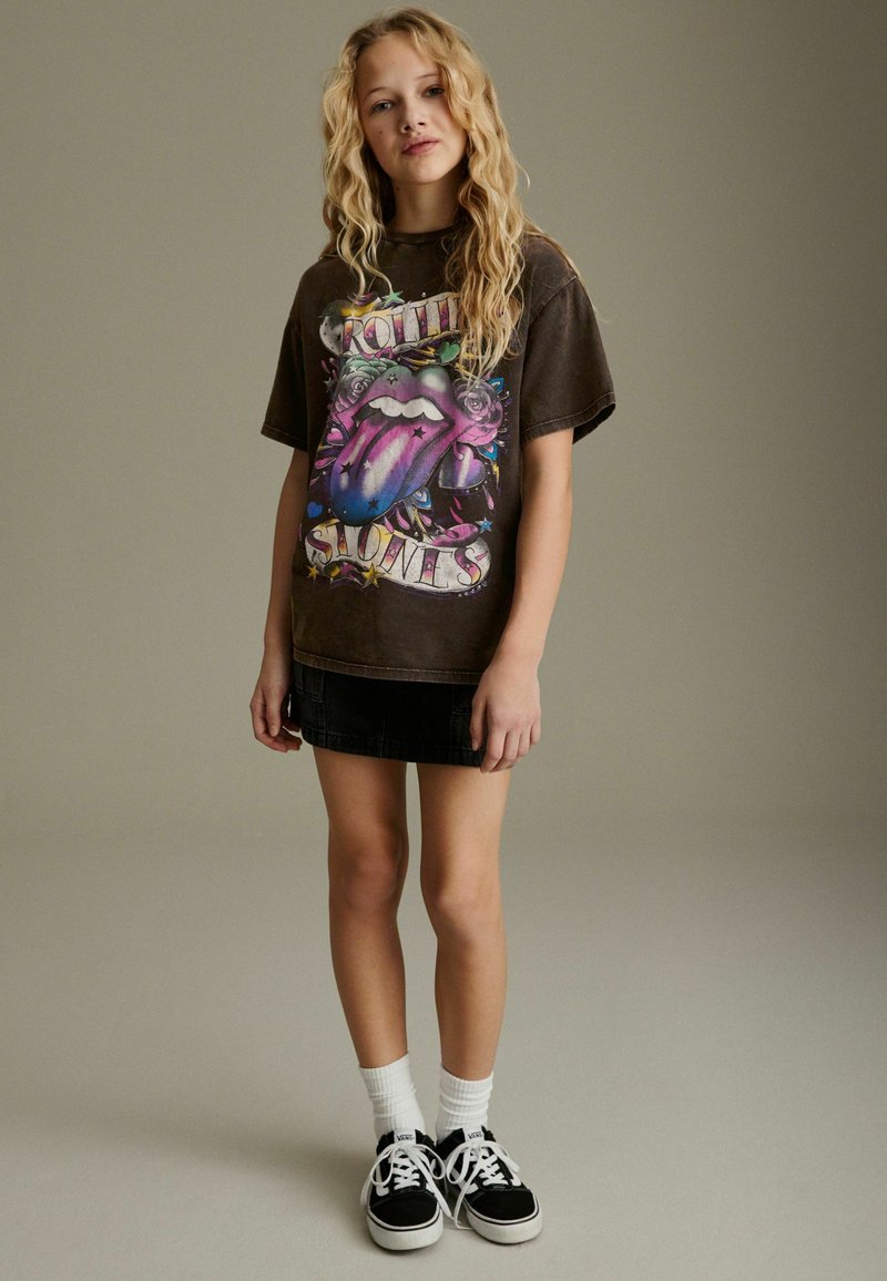Next BAND LICENSE - T-shirts print - grey