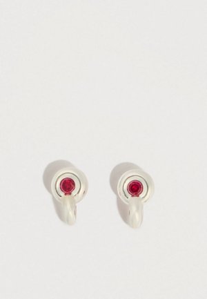 KNOT EARRINGS - Brincos - red/silver-coloured