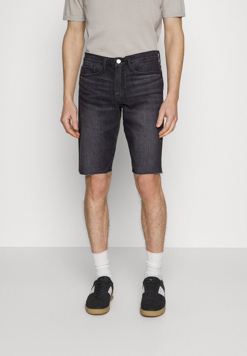 FRAME L'HOMME CUT OFF Denim shorts grasmere/black denim Zalando.ie