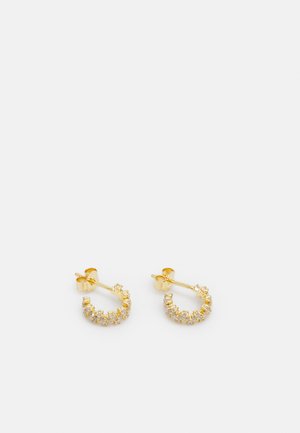 LITTLE CROWN EARRINGS - Örhänge - gold-coloured