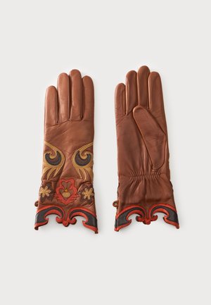 AGNELLE, MINA - Ръкавици - brown/multi-coloured