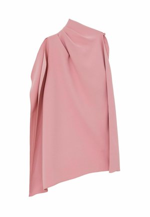 REISS ELLERY ONE-SHOULDER DRAPED DRESS - Rochie cocktail/Rochie petrecere - pink