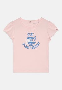 Tommy Hilfiger GIRLS GRAPHIC TEE - Camiseta estampada - precious pink