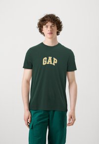 GAP NEW ARCH - Marškinėliai su spaudiniu - essex green